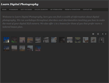 Tablet Screenshot of learndigitalphotography.co.uk